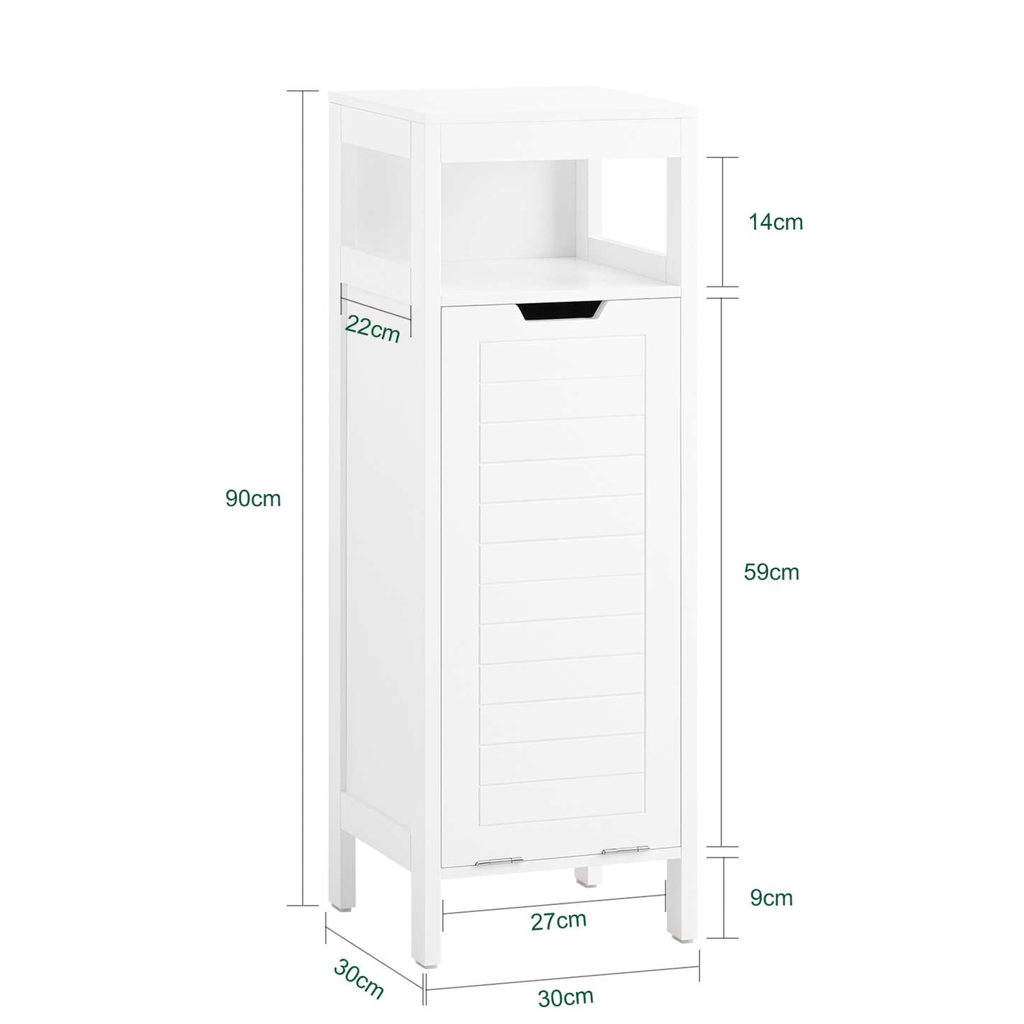 SoBuy Bathroom Laundry Cabinet Bathroom Storage Cabinet With Laundry Basket