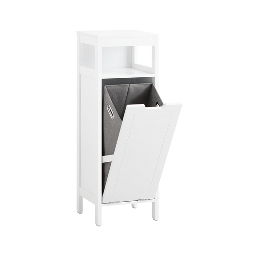 SoBuy Bathroom Laundry Cabinet Bathroom Storage Cabinet With Laundry Basket