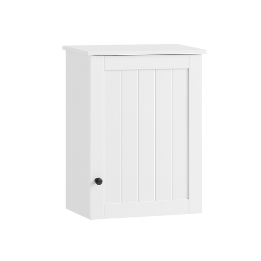SoBuy White Wall Cabinet with Door, 40x52cm