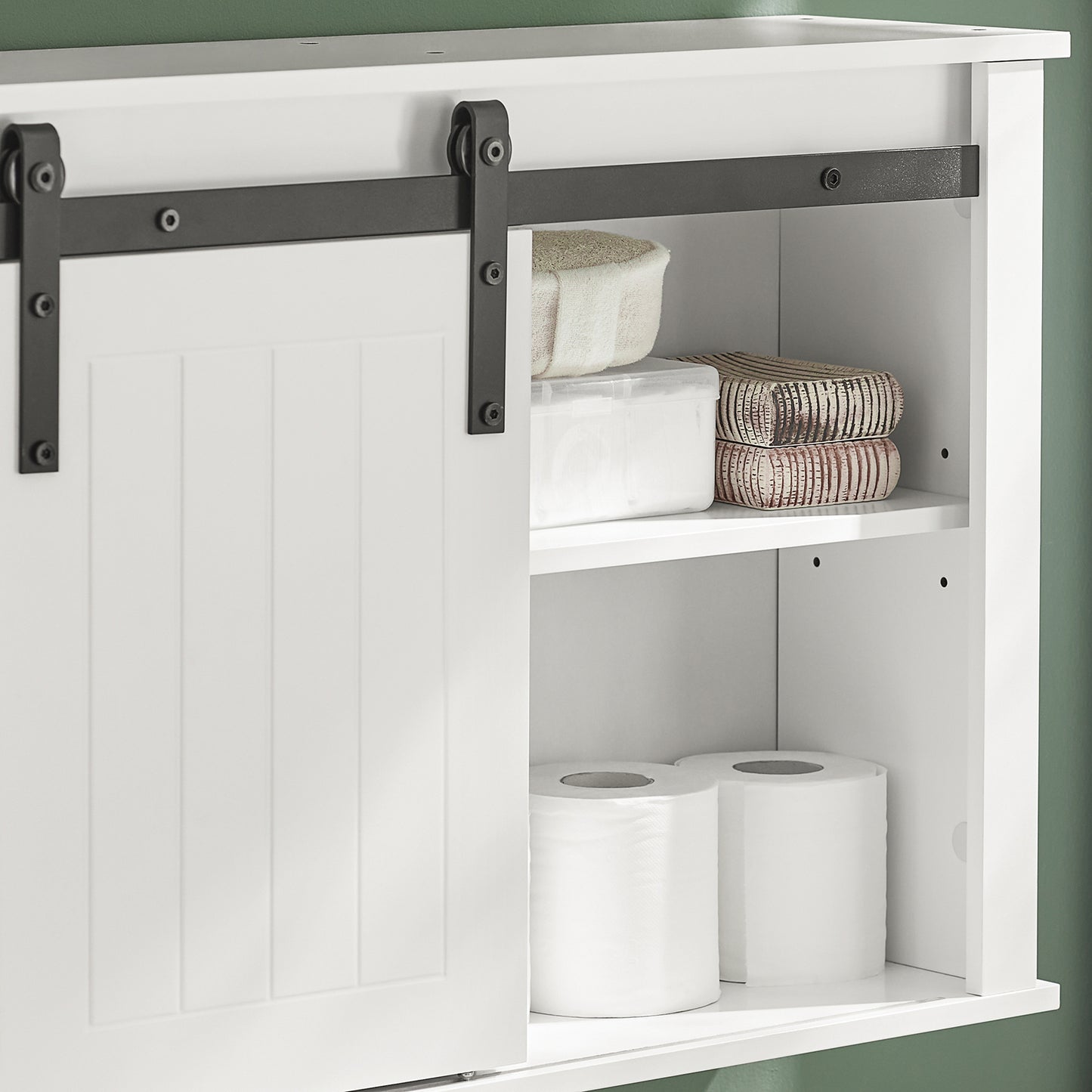 SoBuy Bathroom Wall Cabinet Medicine Cabinet Wall Mounted Storage Cabinet Cupboard with Sliding Door