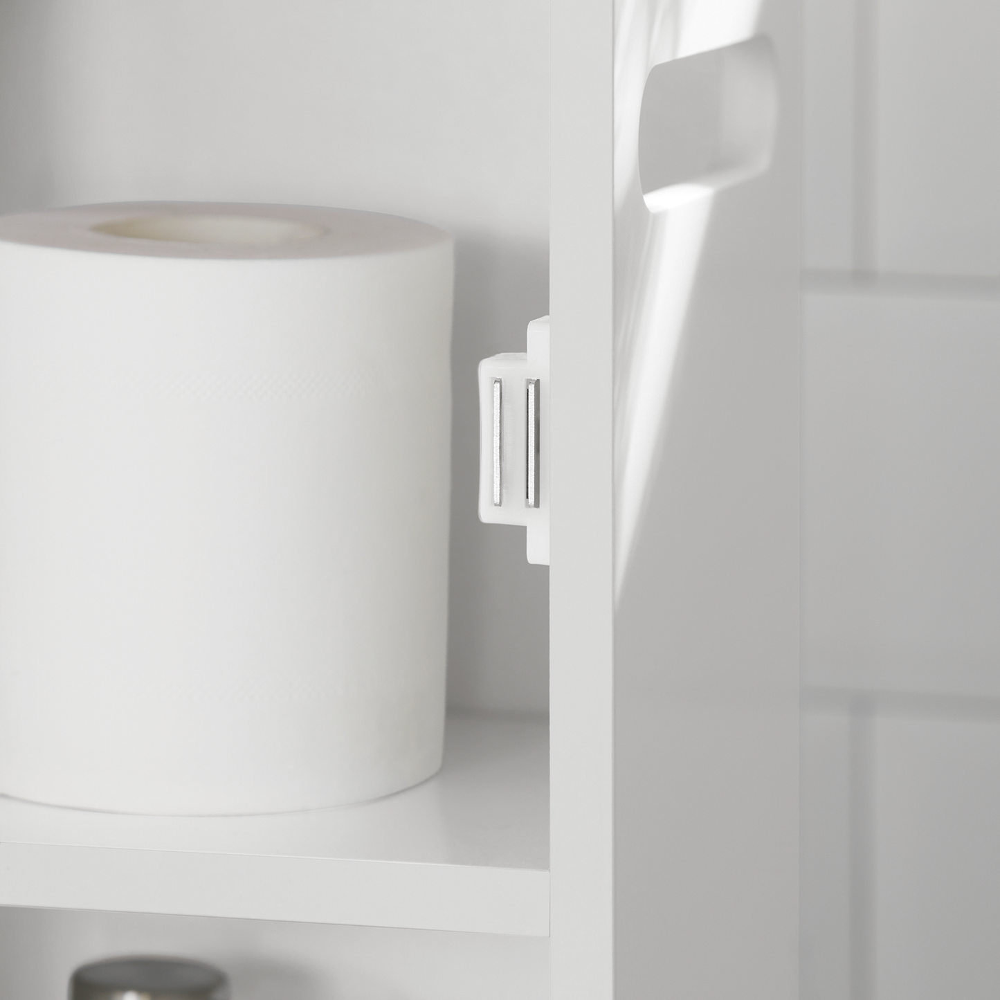 SoBuy Bathroom Toilet Paper Roll Holder Cabinet Storage Cabinet
