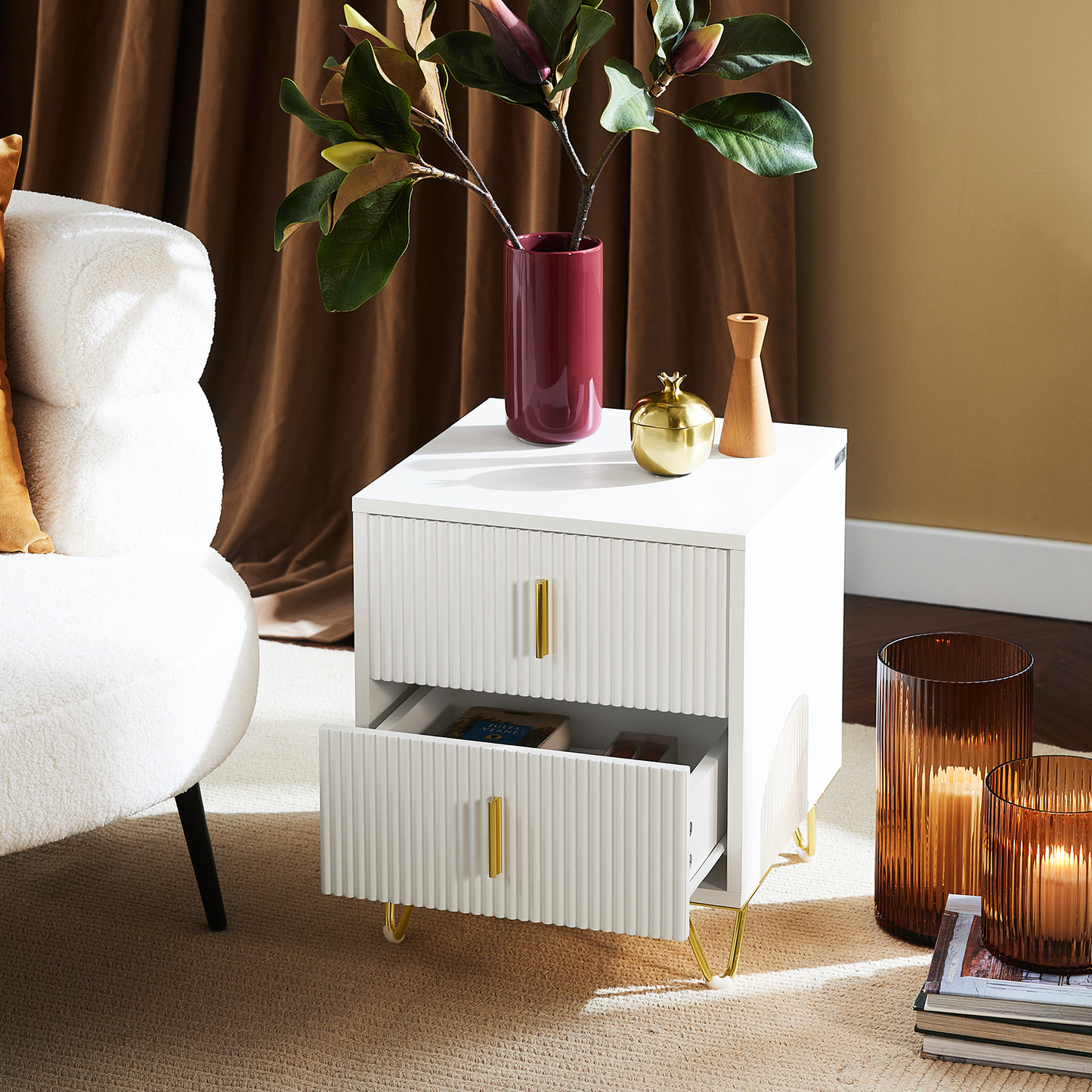 SoBuy Side Table End Table Sofa Table Bedside Table Telephone Table