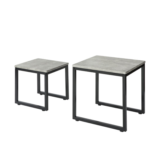 SoBuy Coffee Tables, Nesting Tables, Set of 2, Side Tables