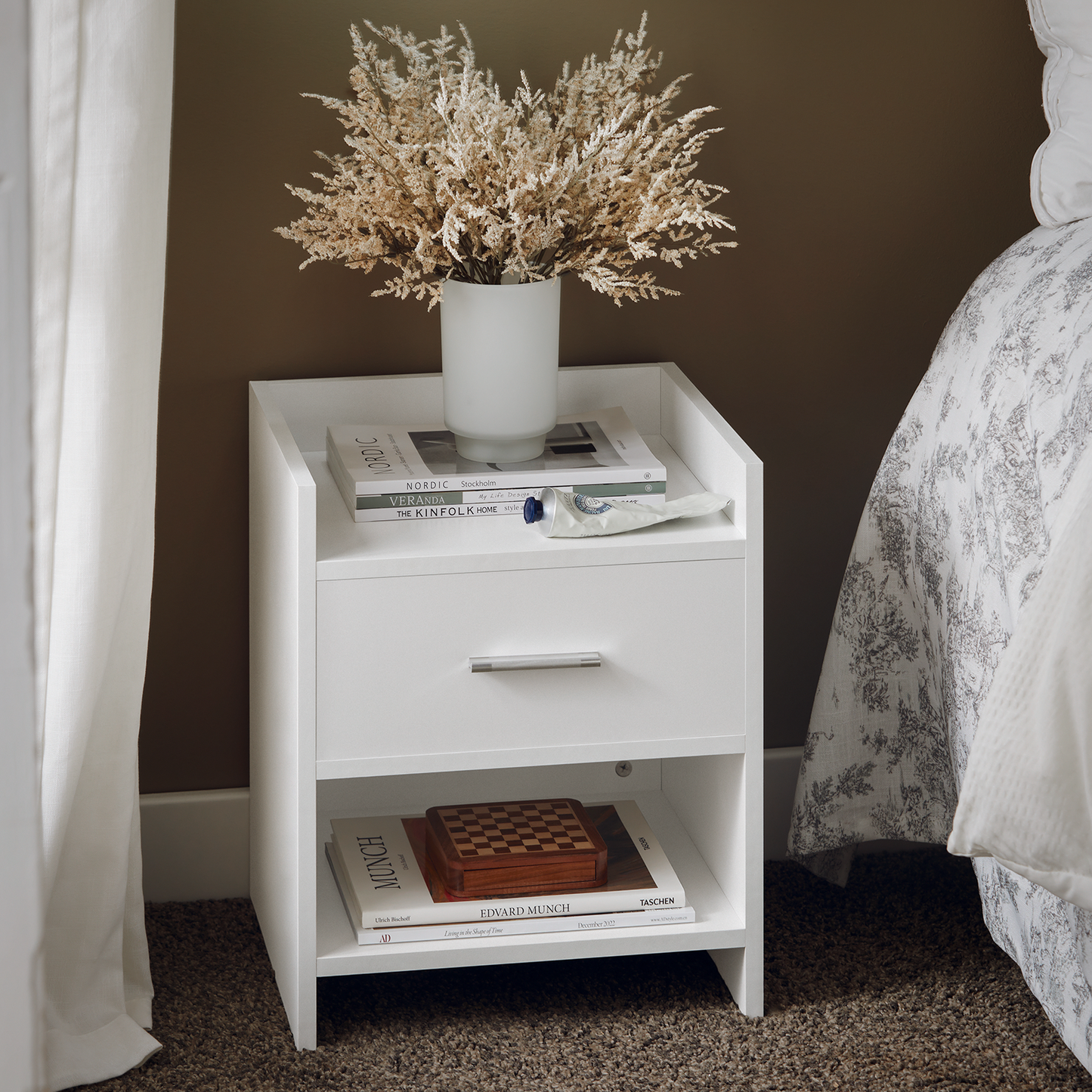 SoBuy Side Table End Table Bedside Table Night Table Stand With Drawer