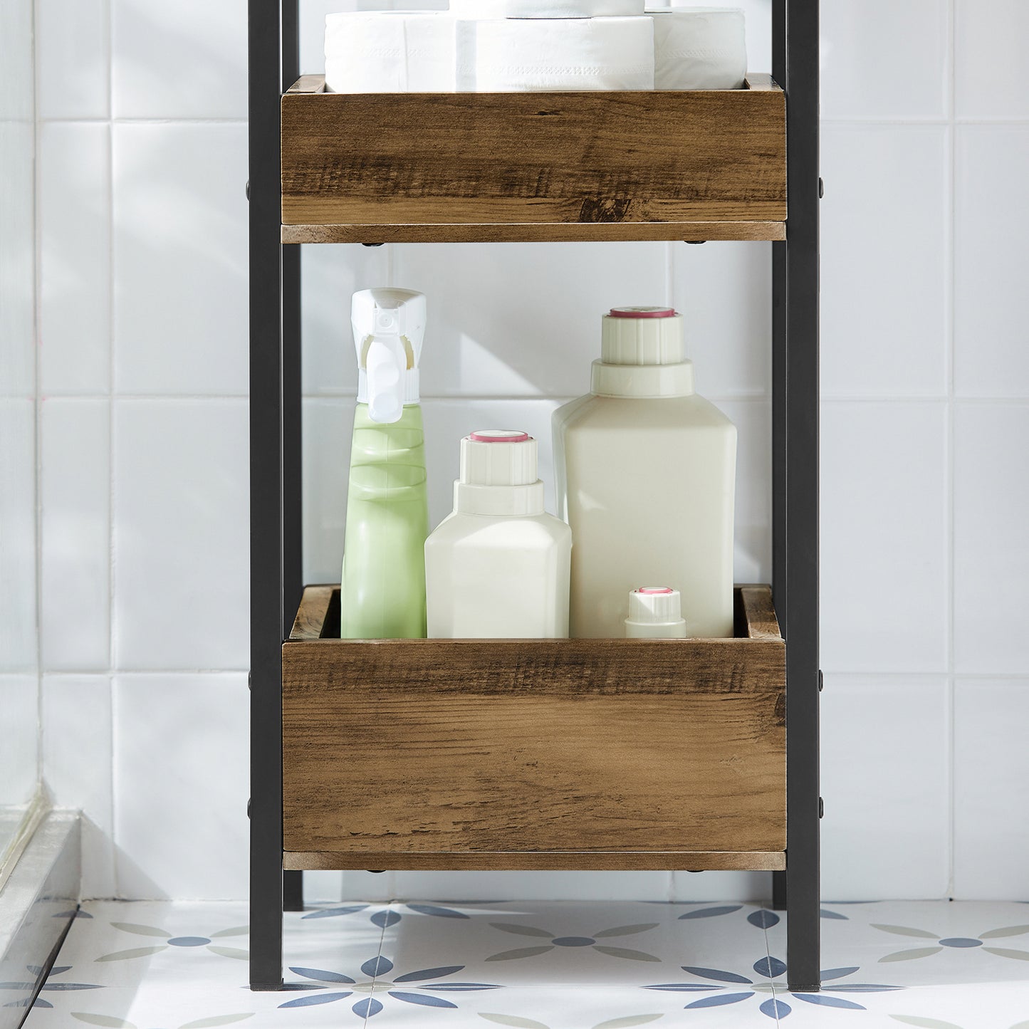SoBuy FRG226-F, 3 Tiers Bathroom Shelf Storage Display Shelf Organizer Shelving Unit