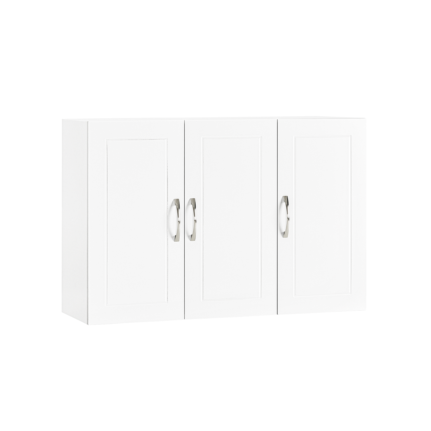 SoBuy White 3 Doors Home Kitchen Bathroom Wall Cabinet Wall Storage Cabinet Unit