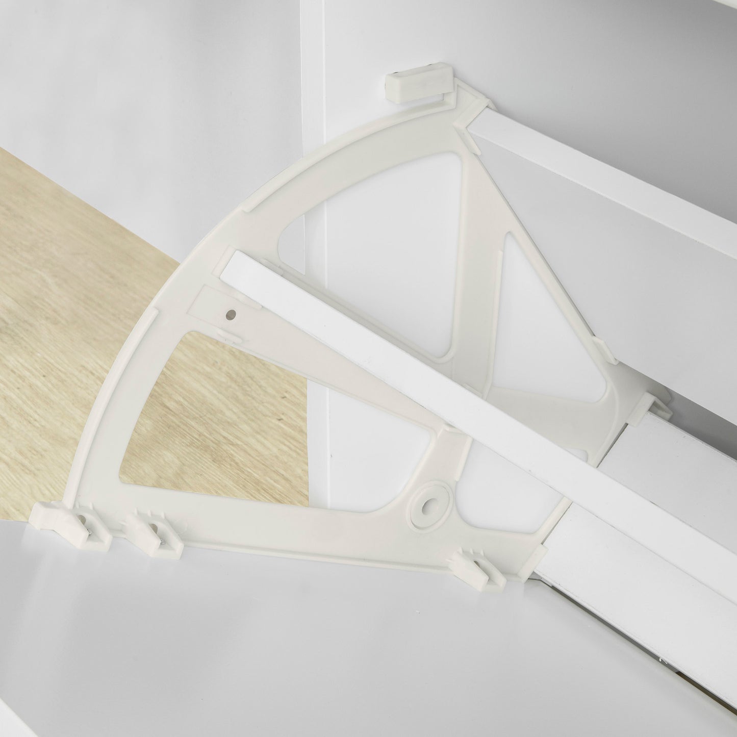 SoBuy FSR82-K-W White Shoe Rack Tilt Out Shoe Cabinet with Cushion Narrow Shoe Bench
