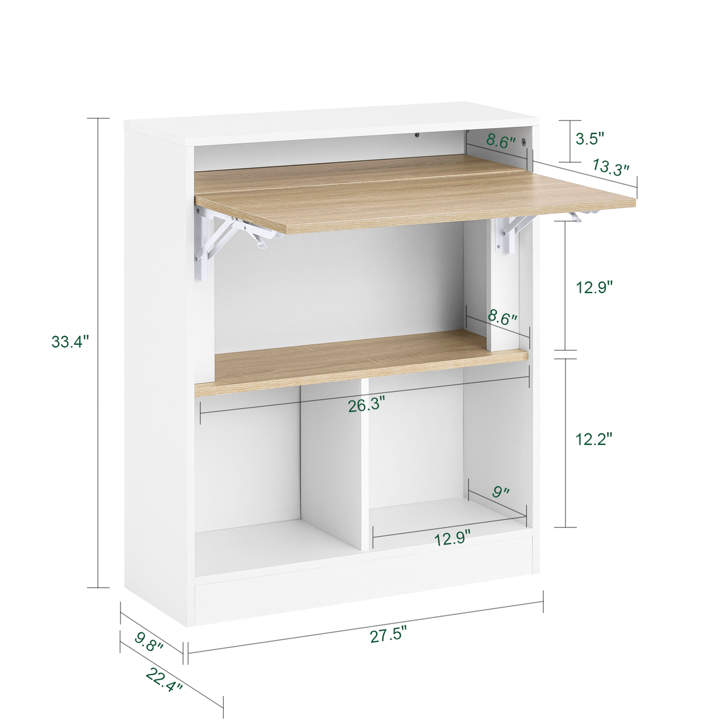 SoBuy Home Office Folding Table Desk Foldable Desk Computer Desk