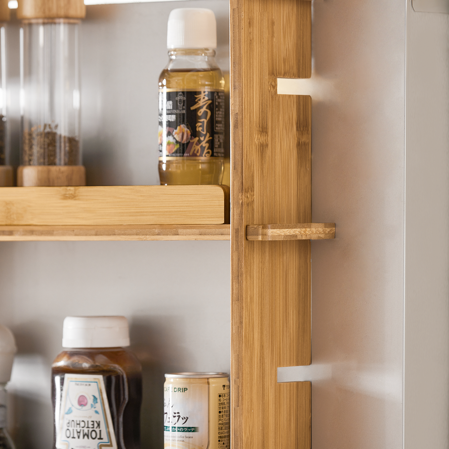 SoBuy Adjustable Kitchen Spice Jars Hanging Storage Racks Shelf