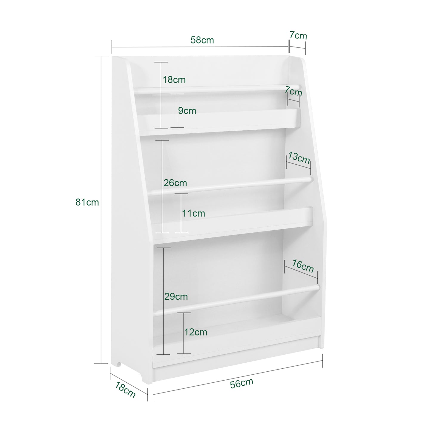 SoBuy Children Bookcase Toy Shelf Storage Display Rack Organizer Holder